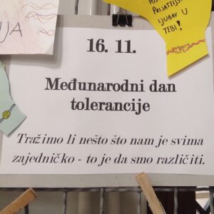 Međunarodni dan tolerancije, 16. 11.