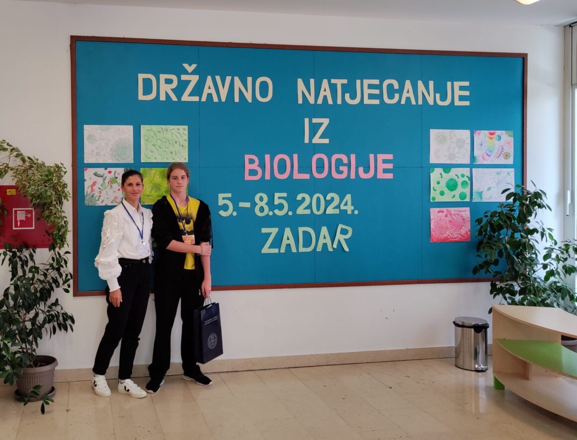 Drugo mjesto na državnom natjecanju iz biologije
