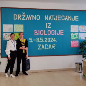 Drugo mjesto na državnom natjecanju iz biologije