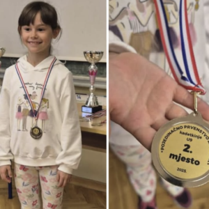 UČENICA ILONA TOMAŠIĆ, 2.b- OSVOJILA JE 2. MJESTO U ŠAHU